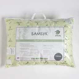 Подушка «Этель», подстёжка — бамбук, 50×70 см, тик