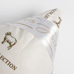 Подушка «Этель», подстёжка — овечья шерсть, 50×70 см, тик