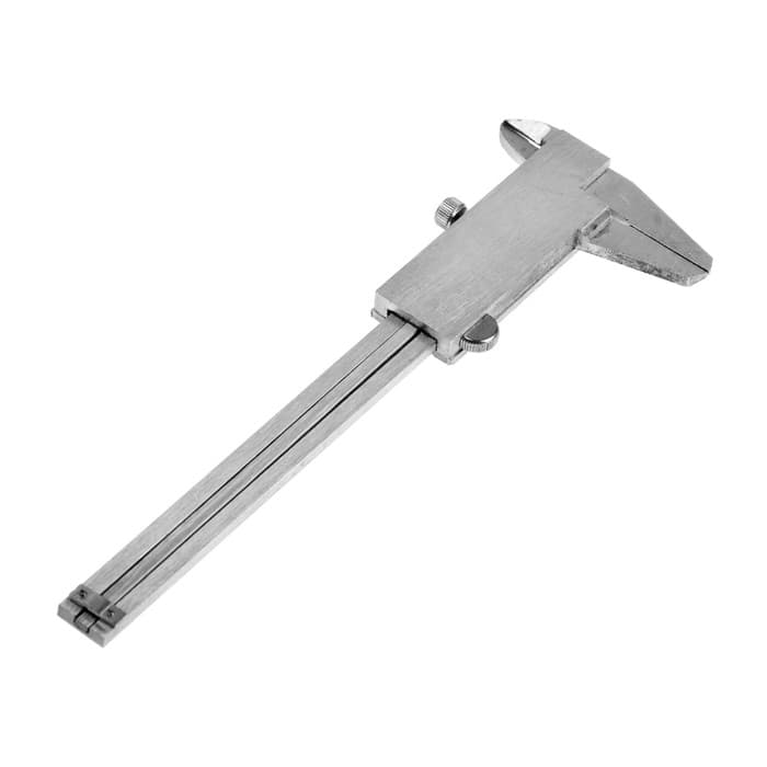 Штангенциркуль ТУНДРА, металлический, с глубиномером, цена деления 0.05 мм, 100 мм