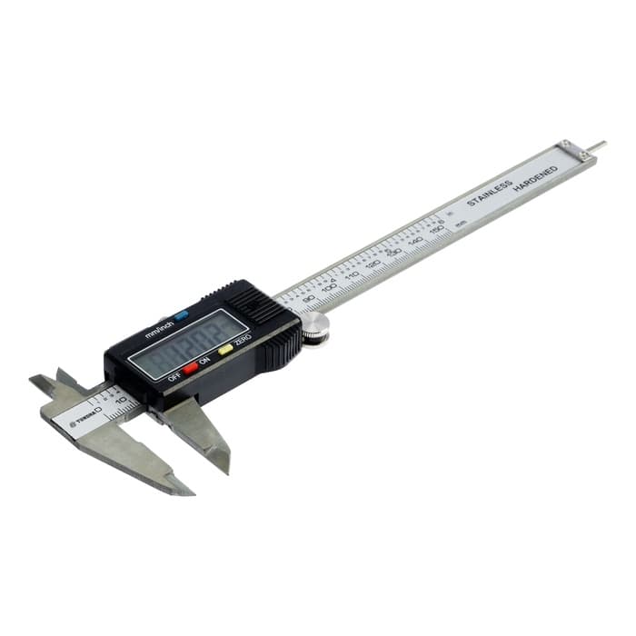Штангенциркуль электронный ТУНДРА, металлический, с глубиномером, 150 мм