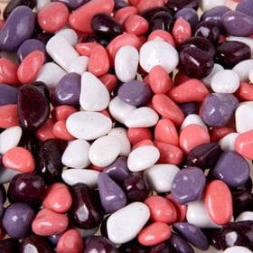 Грунт для аквариума DECOR DE «Галька цветная», фр. 8-12 мм, сиреневый/белый/розовый/фиолетовый, 800 г