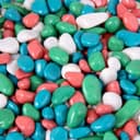 Грунт для аквариума DECOR DE «Галька цветная», фр. 8-12 мм, салатовый/белый/бирюзовый/розовый, 800 г