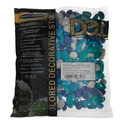 Грунт для аквариума DECOR DE «Галька цветная», фр. 8-12 мм, голубой/синий/белый/бирюзовый, 800 г