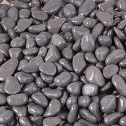 Грунт для аквариума DECOR DE «Галька цветная», фр. 8-12 мм, серая, 800 г
