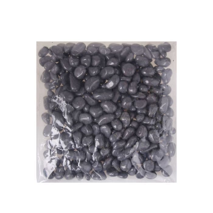 Грунт для аквариума DECOR DE «Галька цветная», фр. 8-12 мм, серая, 800 г