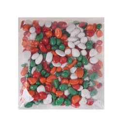 Грунт для аквариума DECOR DE «Галька цветная», фр. 8-12 мм, зелёный/рыжий/красный/белый, 800 г