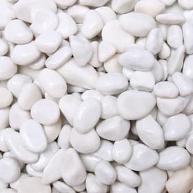 Грунт для аквариума DECOR DE «Галька цветная», фр. 8-12 мм, белая, 800 г