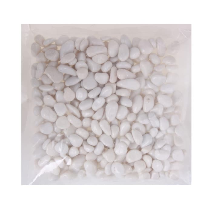 Грунт для аквариума DECOR DE «Галька цветная», фр. 8-12 мм, белая, 800 г