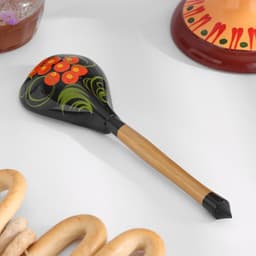 Ложка деревянная «Чернушка», хохлома, МИКС