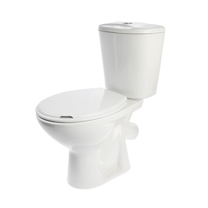 Унитаз компакт ЛЗСФ «Универсал NEW 45», нижняя подводка, косой выпуск, сиденье, кнопка