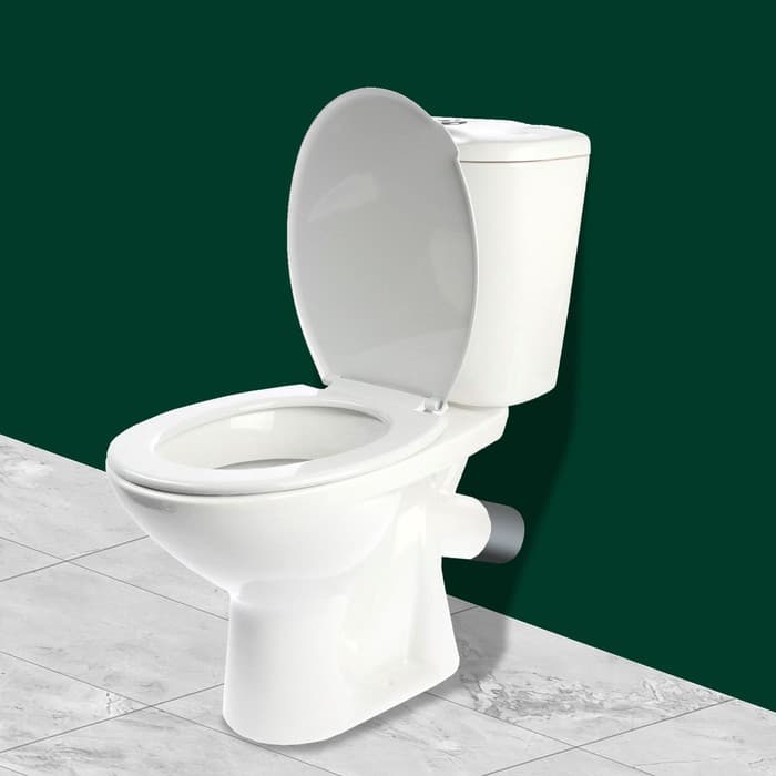 Унитаз компакт ЛЗСФ «Универсал NEW 45», нижняя подводка, косой выпуск, сиденье, кнопка