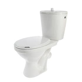 Унитаз компакт ЛЗСФ «Универсал Эконом», боковая подводка, косой выпуск, сиденье, шток