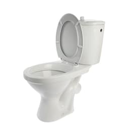 Унитаз компакт ЛЗСФ «Универсал Эконом», боковая подводка, косой выпуск, сиденье, шток