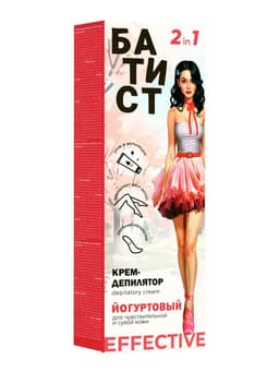 Крем для депиляции «Батист» йогуртовый, 100 мл