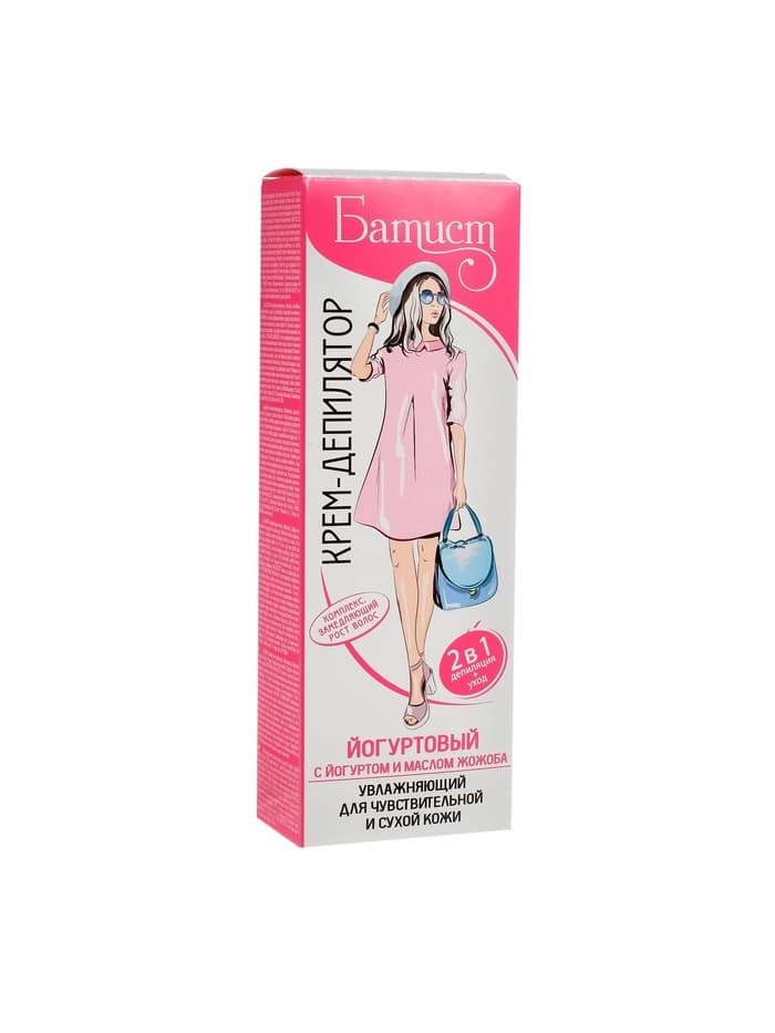 Крем для депиляции «Батист» йогуртовый, 100 мл