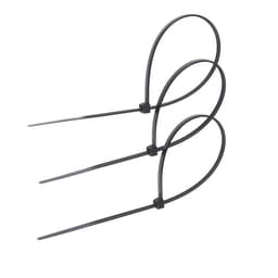 Хомут нейлоновый для стяжки, ТУНДРА, 2.5×200 мм, черный, 100 шт.