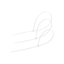 Хомут нейлоновый для стяжки, ТУНДРА, 3.6×300 мм, белый, 100 шт.