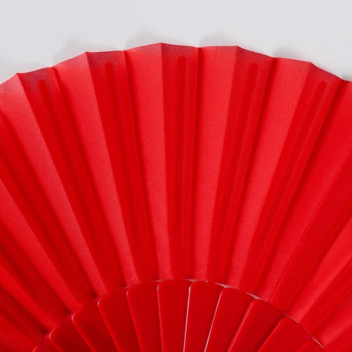 Веер складной h=23 см «Цвета», МИКС