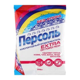 Отбеливатель «Персоль» Extra, порошок, для тканей, кислородный, 200 г