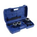 Набор клуппов трубных ТУНДРА, 1/2"-3/4-1 + трещотка, рукоять, удлинитель, 6 предметов