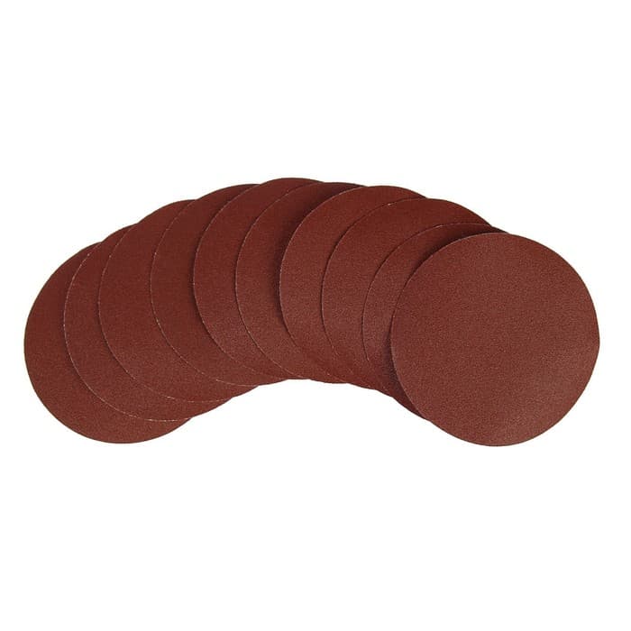 Круг абразивный шлифовальный под «липучку» ТУНДРА, 125 мм, Р120, 10 шт.