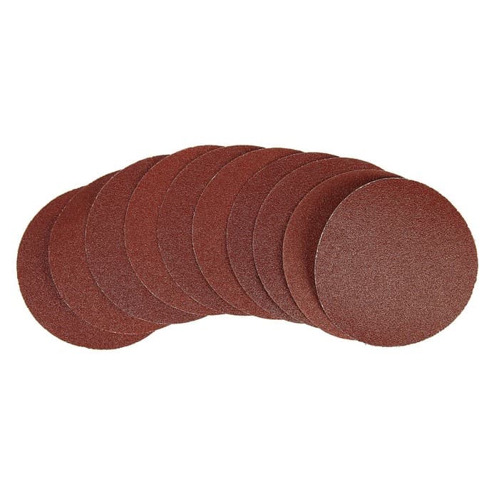 Круг абразивный шлифовальный под «липучку» ТУНДРА, 125 мм, Р60, 10 шт.