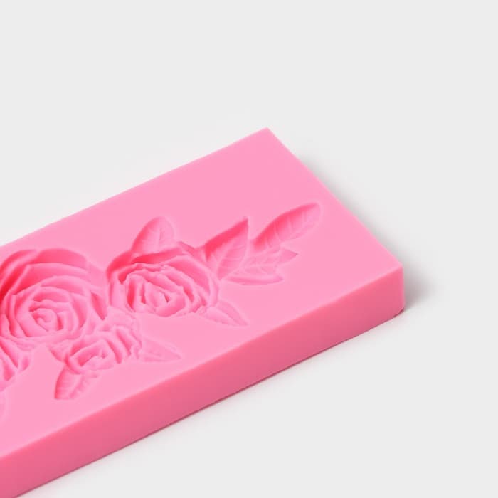 Молд для заливки Доляна «Желание», силикон, 5×11.5 см, розовый