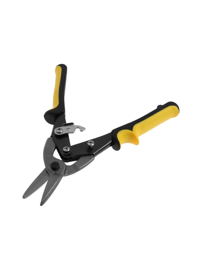 Ножницы по металлу ТУНДРА, 2К рукоятки, прямой рез, 250 мм