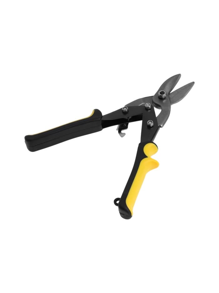 Ножницы по металлу ТУНДРА, 2К рукоятки, прямой рез, 250 мм