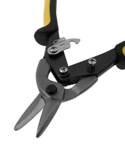 Ножницы по металлу ТУНДРА, 2К рукоятки, прямой рез, 250 мм