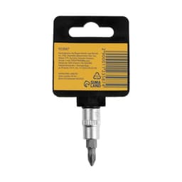 Головка с битой ТУНДРА, под квадрат 1/4", PZ1, CrV