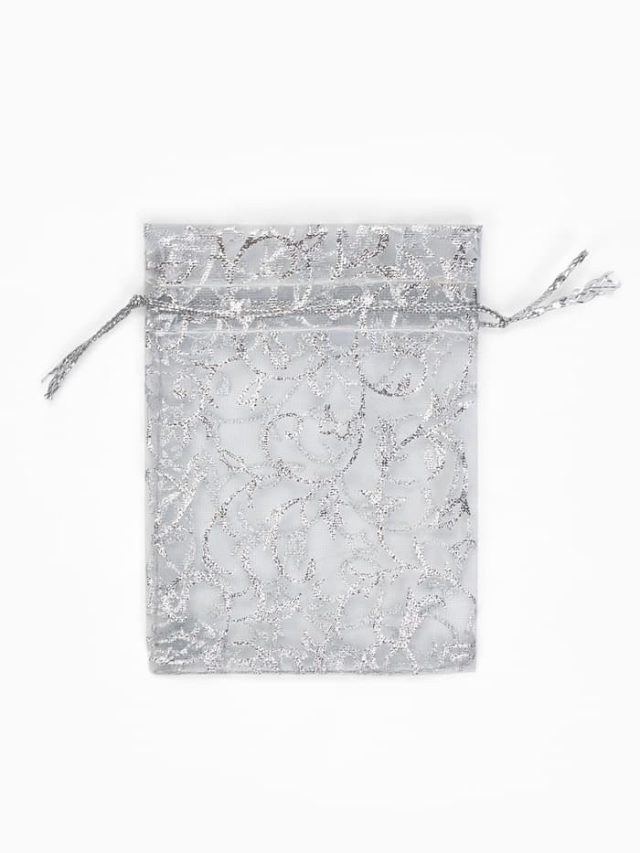Мешочек подарочный «Узор серебристый», 7×9 см, цвет серебро