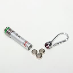 Лазерная указка «Мастер К», с карабином, 2 LED, 2 режима, 7×1.4 см