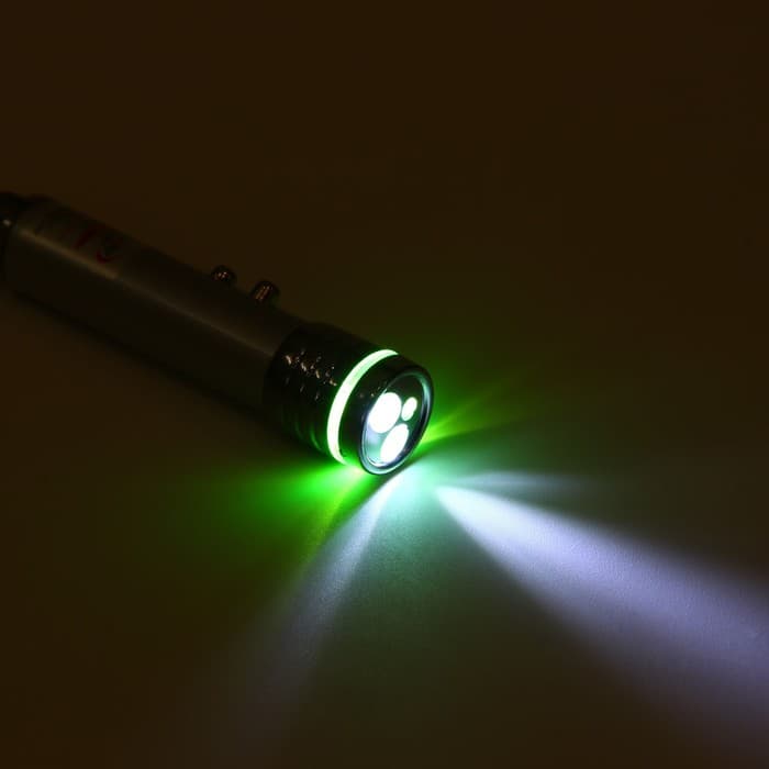 Лазерная указка «Мастер К», с карабином, 2 LED, 2 режима, 7×1.4 см