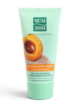 Скраб для лица Чистая линия, очищающий, 50 мл