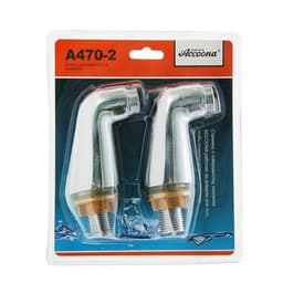 Отвод для смесителя на ванну Accoona A470-2, набор 2 шт.