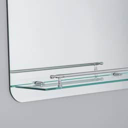 Зеркало в ванную комнату Accoona A628, 60×45 см, 1 полка