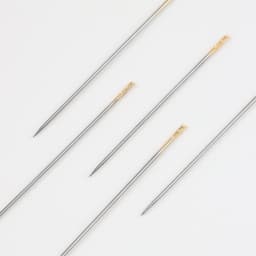 Иглы швейные, d=0.8 мм, с золотым ушком, самовдеваемые, 12 шт.