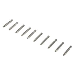 Биты ТУНДРА, намагниченные, сталь S2, PH2×50 мм, 10 шт.