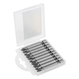 Биты ТУНДРА, намагниченные, сталь S2, PH2×50 мм, 10 шт.