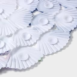 Коврик противоскользящий в ванну Доляна «Рыбка-шар», на присосках, 39×69 см