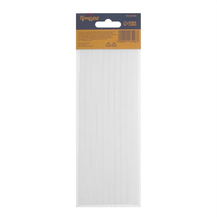 Клеевые стержни ТУНДРА, 7×200 мм, 10 шт.