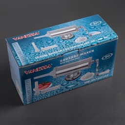Шприц колбасный, 0.75 кг, 31×14×10 см, 3 насадки, нержавеющая сталь