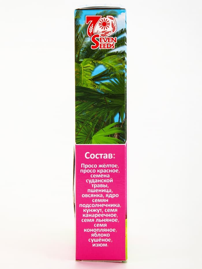 Корм Seven Seeds Special для волнистых попугаев, с фруктами, 400 г