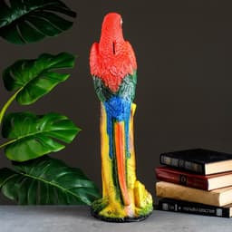 Копилка для денег «Попугай», гипс, цветной, 22×20×55 см