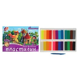 Пластилин мягкий (восковой) «Луч. Фантазия», 24 цвета, 360 г, со стеком, МИКС