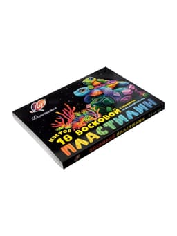 Пластилин мягкий (восковой) «Луч. Фантазия», 18 цветов, 270 г, со стеком, МИКС