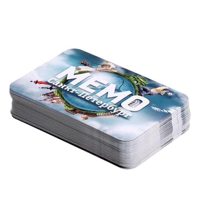 Настольная игра «Мемо. Санкт-Петербург», 50 карточек + познавательная брошюра