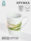 Кружка Добрушский завод «Стрекоза», 300 мл, фарфор, белая