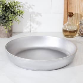 Сковорода KUKMARA, d=30 см, h=5.5 см, литой алюминий, серебристая